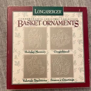 Longaberger Pewter Christmas Ornaments